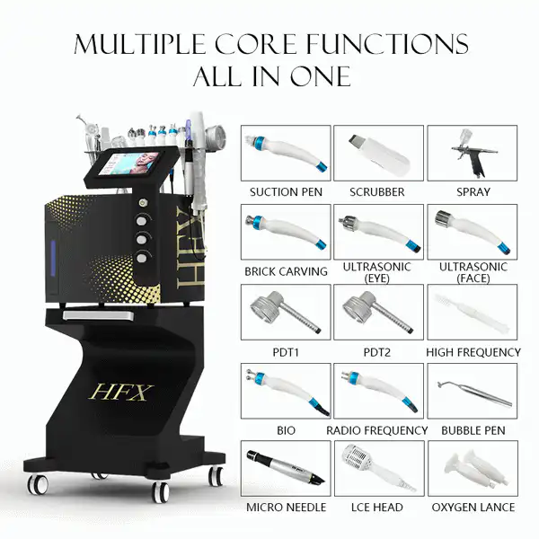 1 multifunctions hydrodermabrasion machine 14 in1 multifunctions hydrafacial