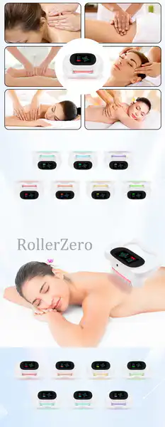 Slimming roller with LED therapy