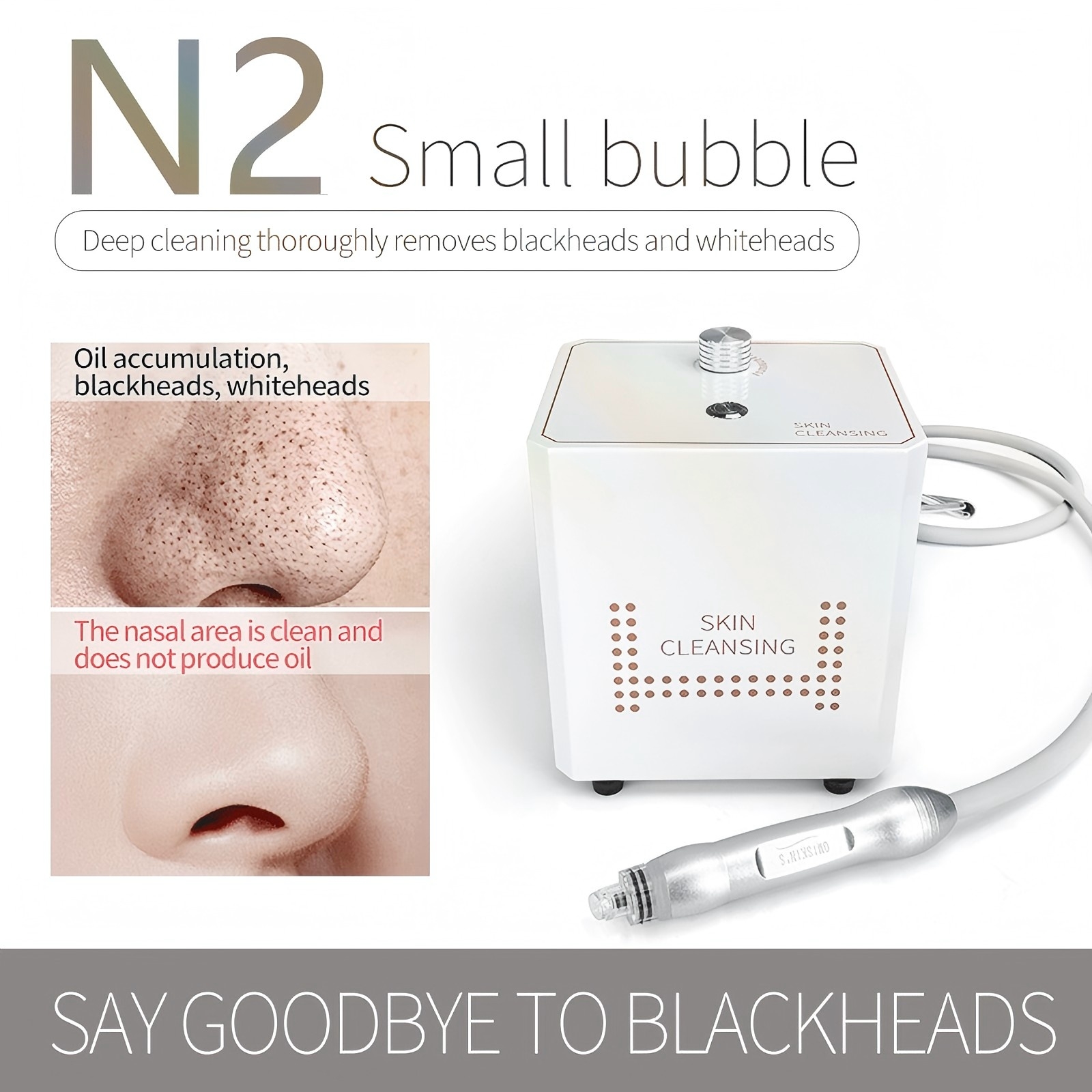 Facial hydrodermabrasion machine