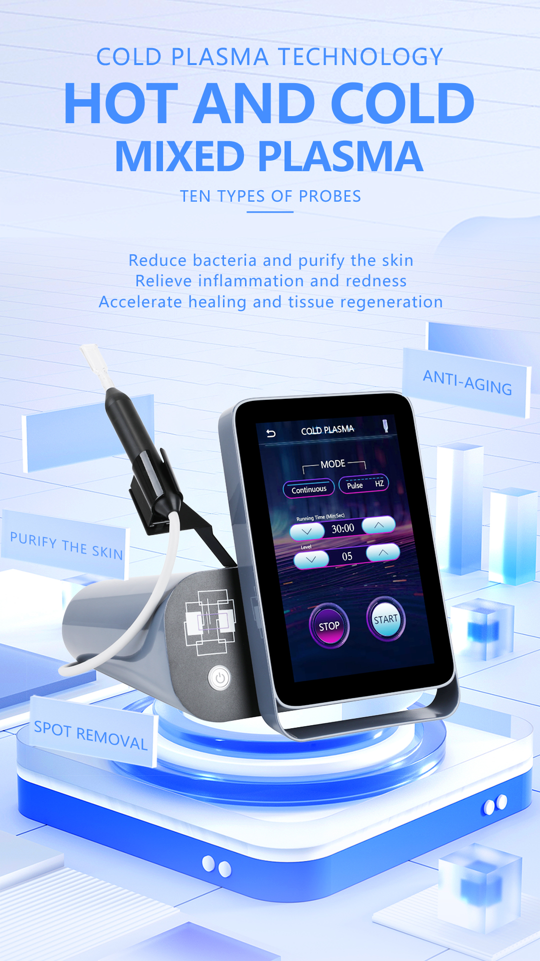 cold plasma machine for skin​