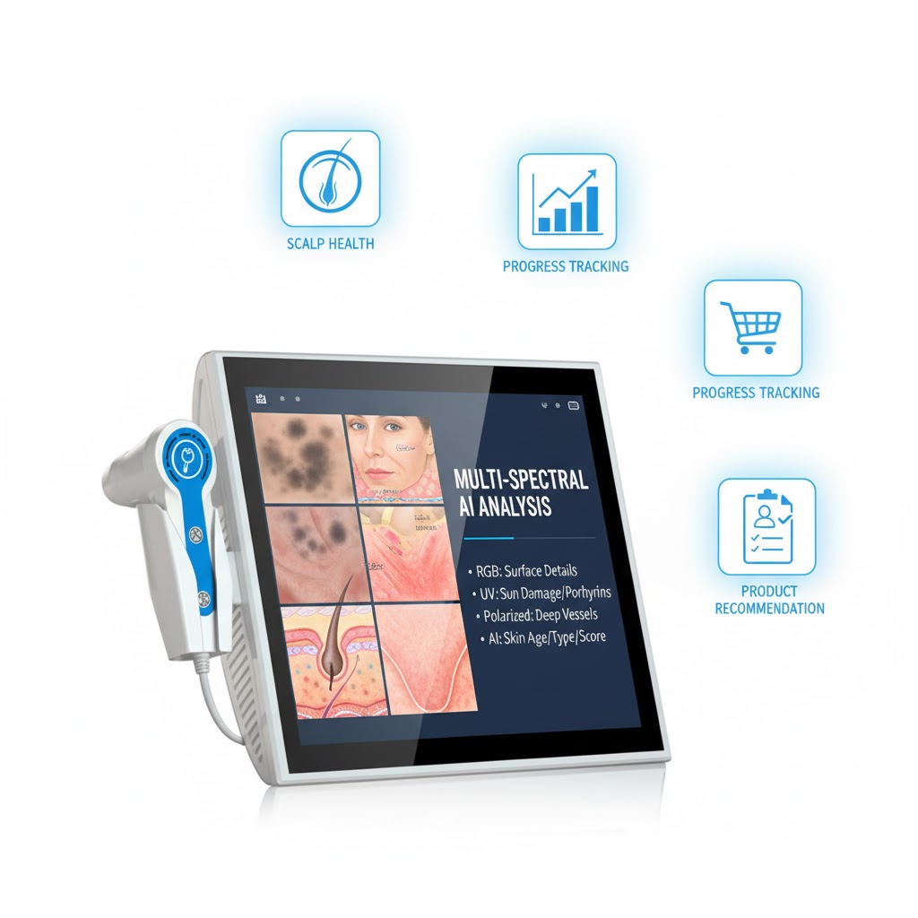 scalp hair skin machine