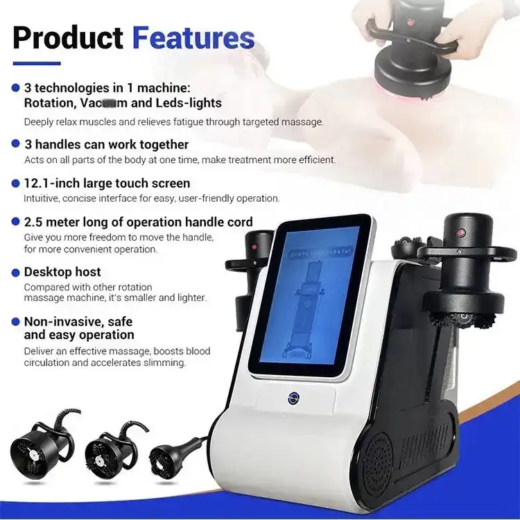 Lipocavitation treatment head and body slimming machine for clinic use