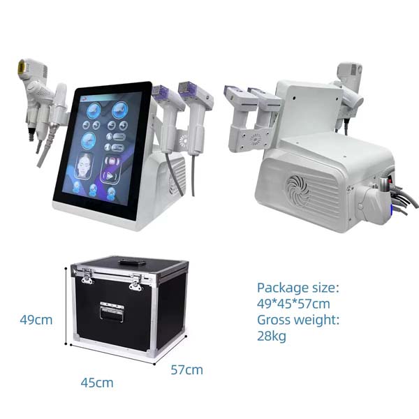 4D HIFU machine with multi-depth cartridges