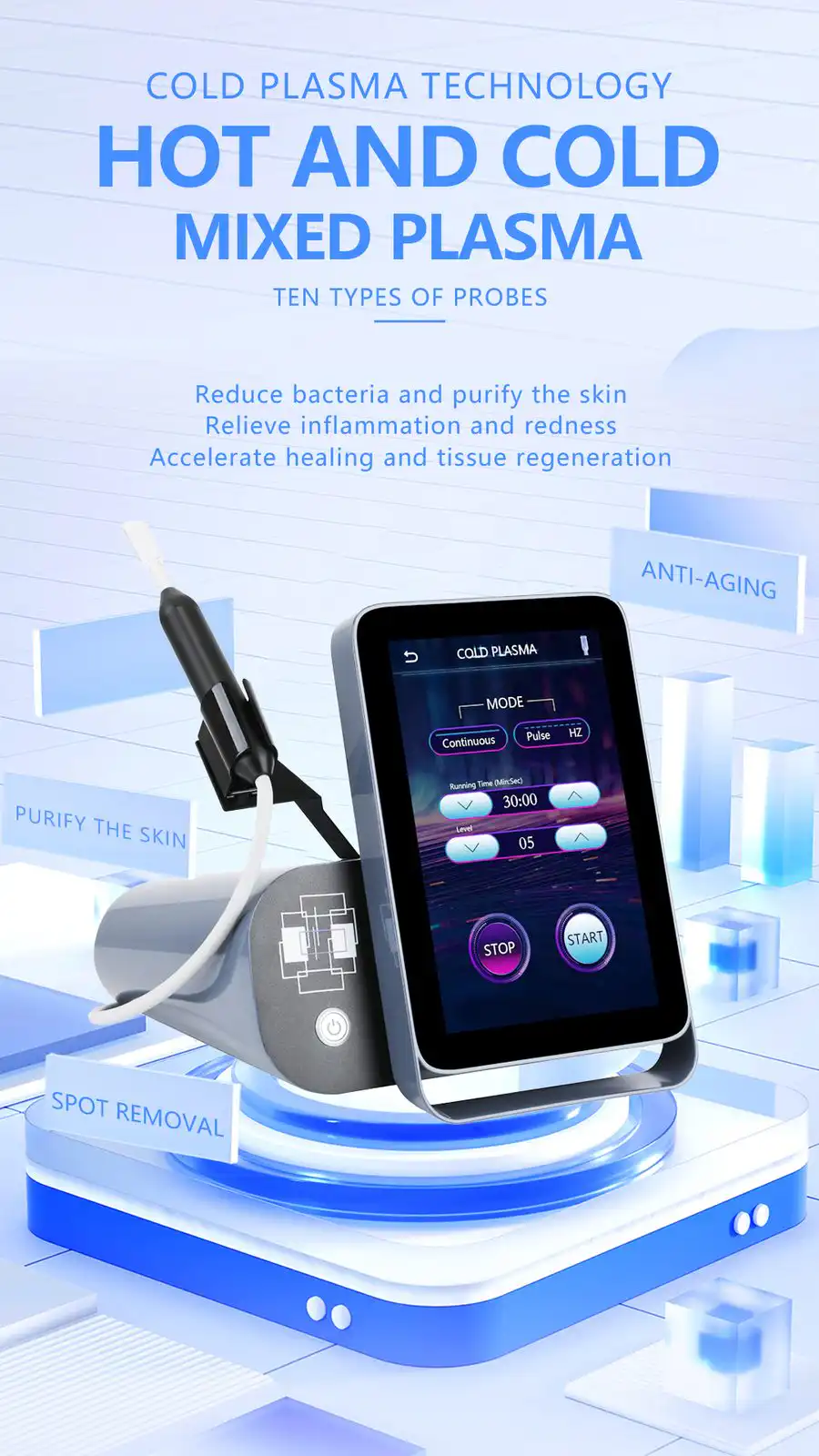 cold plasma machine for skin​
